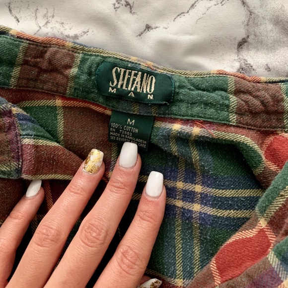 Plaid button down - Picture 2 of 4